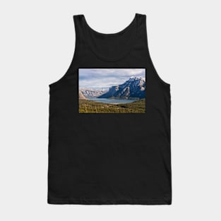 Looking Out at Lake Minnewanka Tank Top